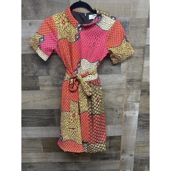 $298 Anthropologie Legend & Song Dutch Wax Pili Dress 2 by Doreen Mashika - Picture 1 of 8